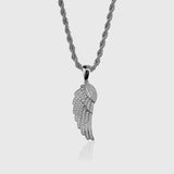 ICED WING PENDANT [18K WHITE GOLD]