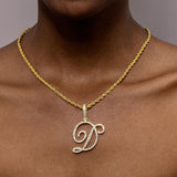 WOMENS MALVOS A TO Z INITIAL LETTER PENDANT [GOLD] - Malvos