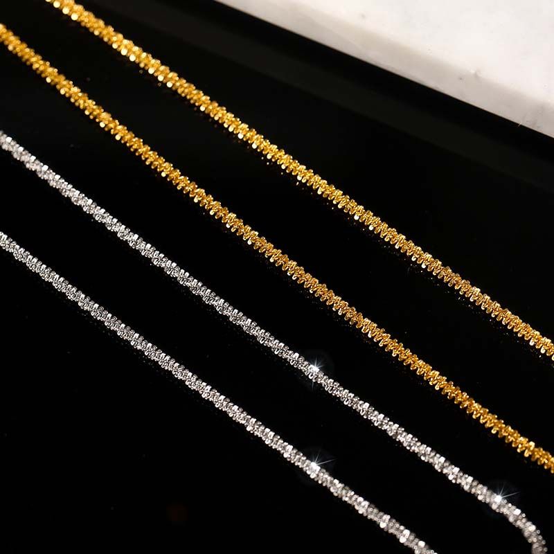 WOMENS MALVOS SPARKLING GYPSOPHILA NECKLACE [SILVER] - Malvos