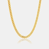WOMEN'S MIAMI CUBAN CHAIN [18K GOLD] 5MM - Malvos