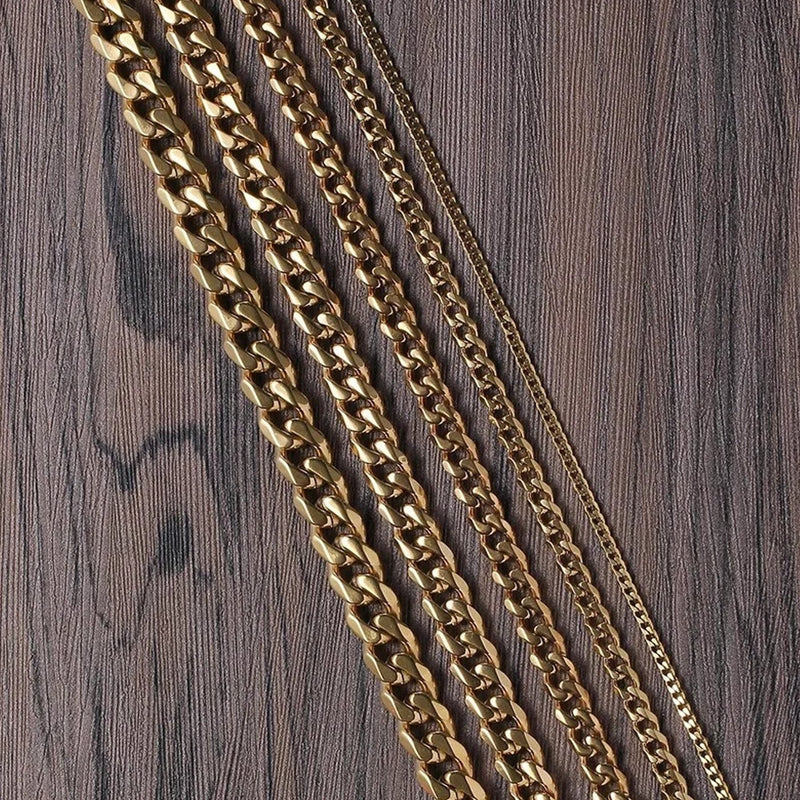WOMEN'S MIAMI CUBAN CHAIN [18K GOLD] 5MM - Malvos