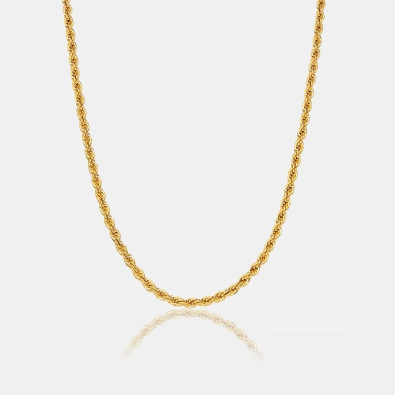 WOMEN'S ROPE CHAIN [18K GOLD] 5MM - Malvos