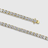 WOMEN'S TENNIS BRACELET [18K GOLD] 5MM - Malvos