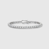 WOMEN'S TENNIS BRACELET [WHITE GOLD] 5MM - Malvos