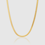 WOMEN'S HERRINGBONE CHAIN [18K GOLD] 2MM